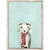 Holiday - Festive Goat Mini Framed Canvas