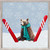 Holiday - Tired Ski Bear Mini Framed Canvas