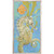 Seahorse With Pearl Mini Framed Canvas