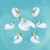 Holiday - 7 Swans A Swimming Stretched Canvas Wall Art