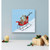 Holiday - 6 Deer A Sleighing Stretched Canvas Wall Art