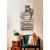 Cat On Books 2 Stretched Canvas Wall Art