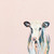 Side Eye Cow Stretched Canvas Wall Art