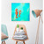 Swimming Seahorses Stretched Canvas Wall Art