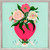 Blooming Heart Mini Framed Canvas