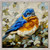 Bluebird Looking For A Reason Mini Framed Canvas
