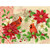 Holiday - 'Tis The Season - Cardinal Pair Stretched Canvas Wall Art