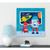 Infinity Robots - Red Robots Stretched Canvas Wall Art