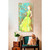 Green Satin Gown Stretched Canvas Wall Art