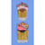 Cupcake Stack Stretched Canvas Wall Art
