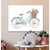 Summer Bicycle Stretched Canvas Wall Art