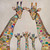 Family Of Giraffes Stretched Canvas Wall Art