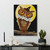 Whooo's There Stretched Canvas Wall Art