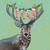 Holiday - Wondrous Deer With Stockings Stretched Canvas Wall Art