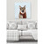 Holiday - Festive German Shepherd Stretched Canvas Wall Art