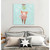 Holiday - Festive Pig Stretched Canvas Wall Art