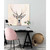 Adored Deer Stretched Canvas Wall Art