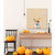 Fall - Thankful Fox On Cream Stretched Canvas Wall Art