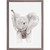 Baby Elephant Trumpet Mini Framed Canvas