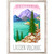 National Parks - Lassen Volcanic Mini Framed Canvas