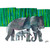 Eric Carle's Elephant Mother Stretched Canvas Wall Art