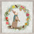 Holiday - Santa Claws Bunny Mini Framed Canvas