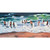 Summer Beach View Stretched Canvas Wall Art