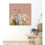 Wildflower Fox Stretched Canvas Wall Art