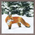 Woodland Life - Winter Fox Mini Framed Canvas