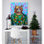 Holiday - Festive Bear Stretched Canvas Wall Art