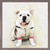 Best Friend - Luther The Bulldog Mini Framed Canvas
