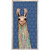 Baby Llama On Bohemian Pattern Mini Framed Canvas