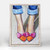 Bows Toes Shoes Mini Framed Canvas