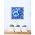 Blue And White Floral - Peony Mini Framed Canvas