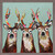 Designer Deer Mini Framed Canvas