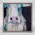 Cow Close Up Mini Framed Canvas