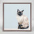 Feline Friends - Siamese Cat 2 Mini Framed Canvas