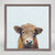 Highland Cow Mini Framed Canvas