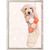 Holiday - Golden Doodle Pup In Stocking Mini Framed Canvas