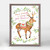 Holiday - Merry Woodland Reindeer Mini Framed Canvas