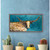 Longhorn Geode - Blue Mini Framed Canvas