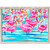 Modern Flamingos Mini Framed Canvas