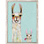 Llama Mama And Baby - Soft Aqua Mini Framed Canvas