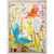 Lovebirds - Together In Flight Mini Framed Canvas