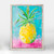 Painted Pineapple Mini Framed Canvas