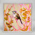 Pink And Gold Sparrow Mini Framed Canvas