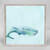 Swimming Whale Mini Framed Canvas