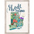 State Map - Rhode Island Mini Framed Canvas