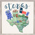 State Map - Texas Mini Framed Canvas