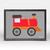 Ways to Wheel - Little Train Mini Framed Canvas